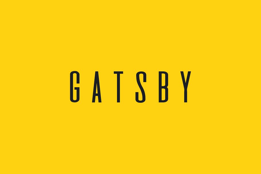 Шрифт Gatsby